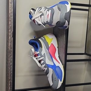 Sneakers,  Puma, RS-X, Colorful, 6.5 Youth, As is, Red, Blue, Yellow, White